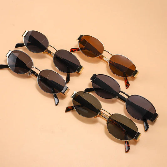 Luxury Metal Frame Sun Glasses