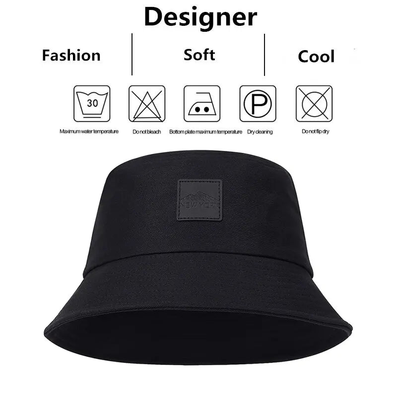 New York Leather Bucket Hat